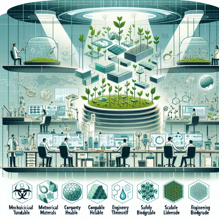 Mechanically Tunable, Compostable,Healable and Scalable Engineered LivingMaterials